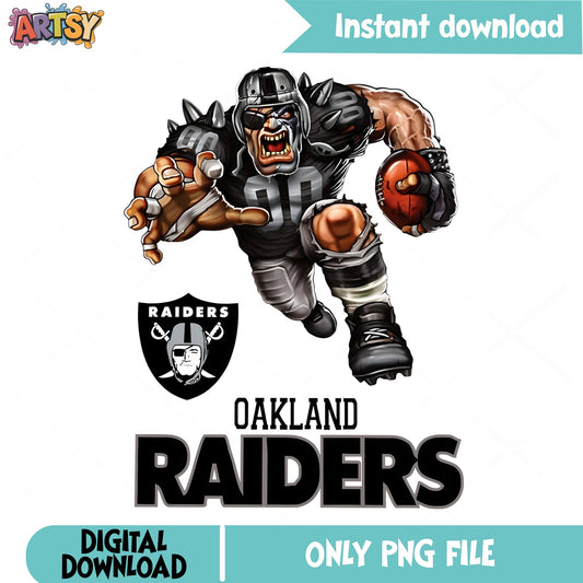 Oakland Raiders Mascot PNG, Raiders Football PNG, NFL PNG