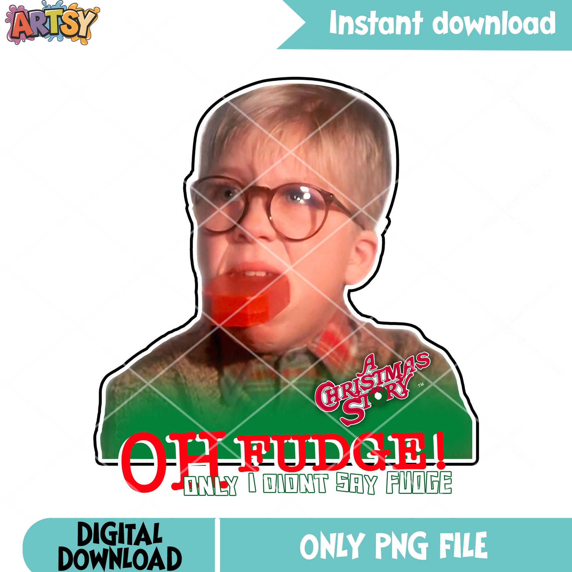 Oh fudge only i didnt say fudge png, xmas png, merry christmas png