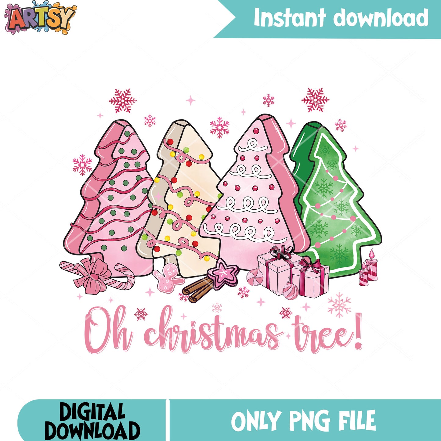 Oh shit christmas tree png, xmas decorations png, christmas tree png