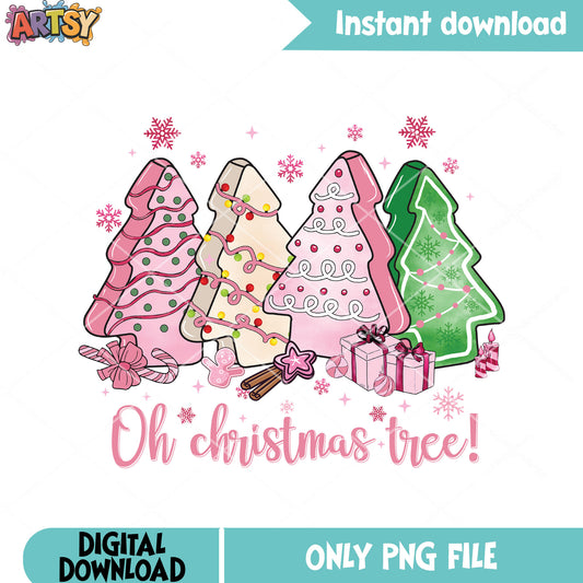 Oh shit christmas tree png, xmas decorations png, christmas tree png
