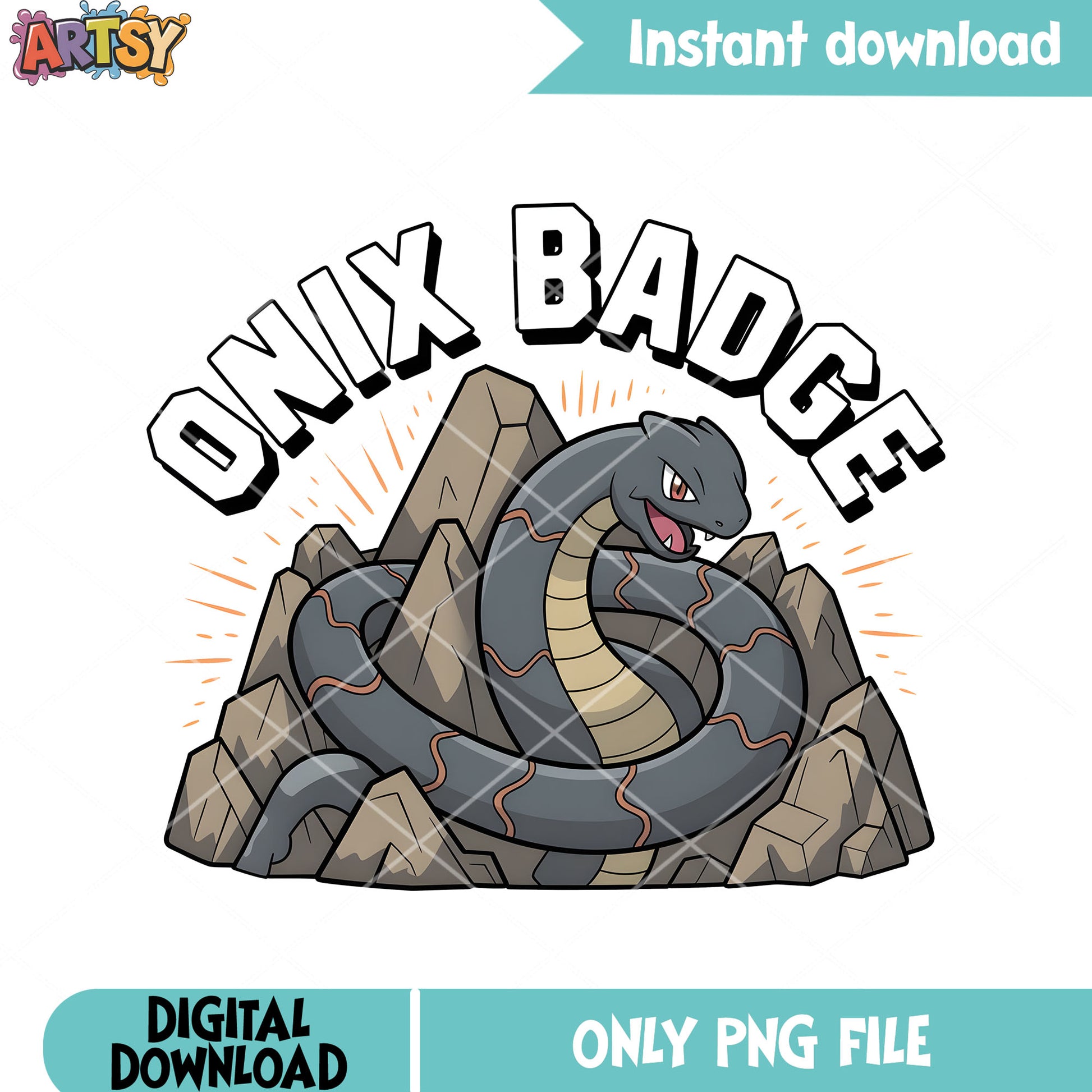 Onix badge pokemon png, pokemon onix png, pokemon poster png