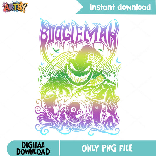 Oogie Boogie Boogieman Nightmare PNG, Halloween PNG, Disney PNG