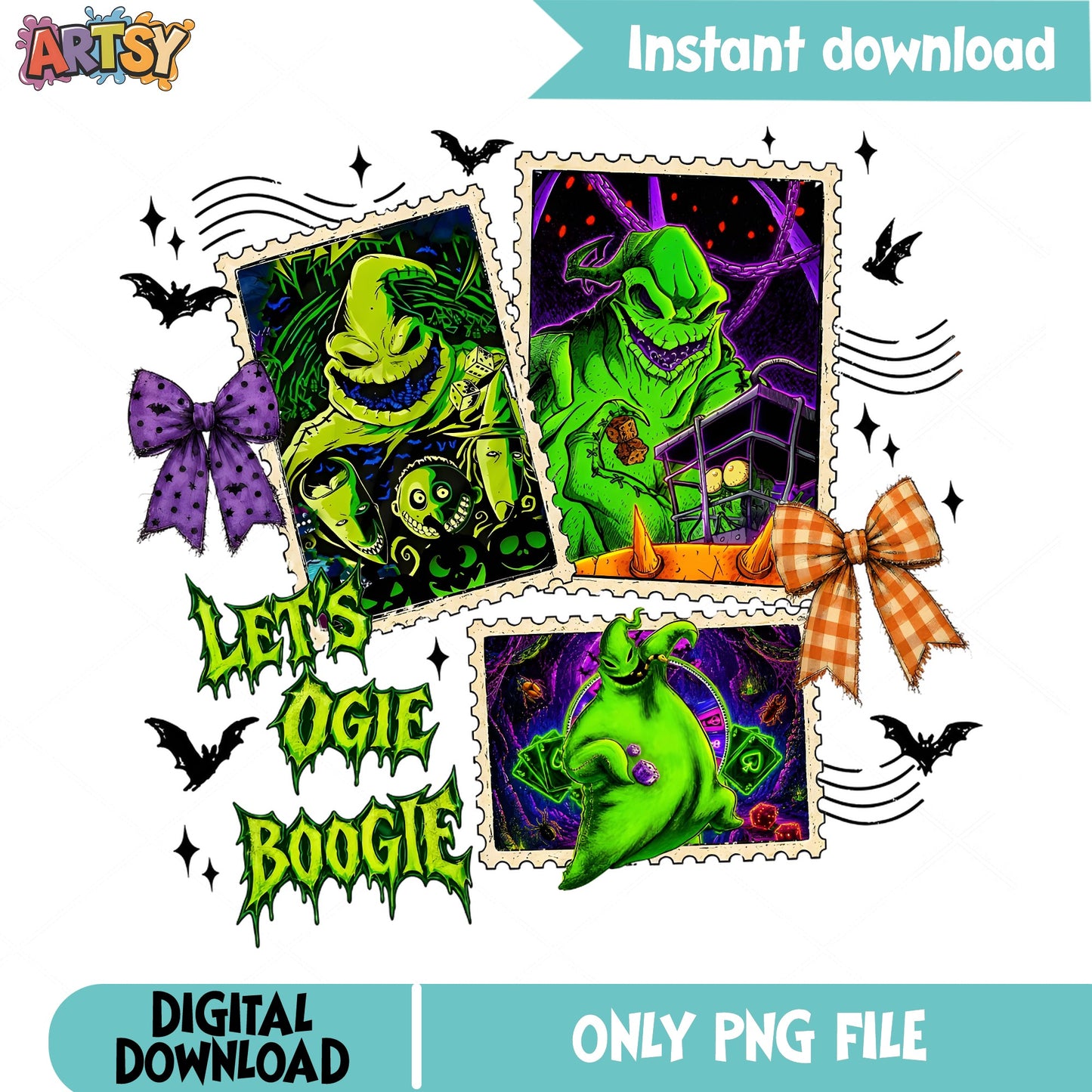 Oogie Boogie Lets Ogie Boogie PNG, Halloween PNG, Nightmare PNG