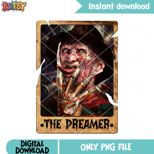 Pervertede charcacter png, farm hat png, scary halloween png