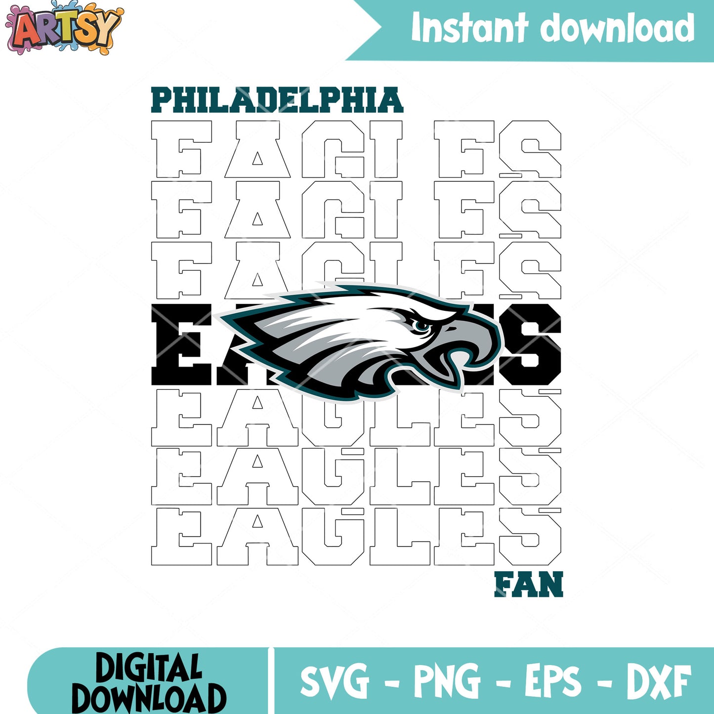Philadelphia Eagles nfl football svg, philadelphia  svg, eagles svg