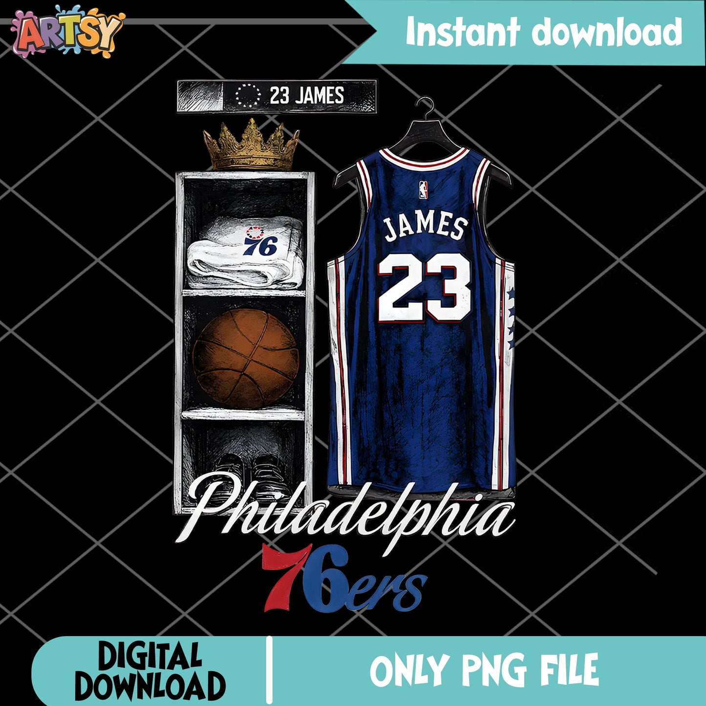 Philadelphia 76ers James 23 PNG, Basketball Jersey PNG, NBA PNG
