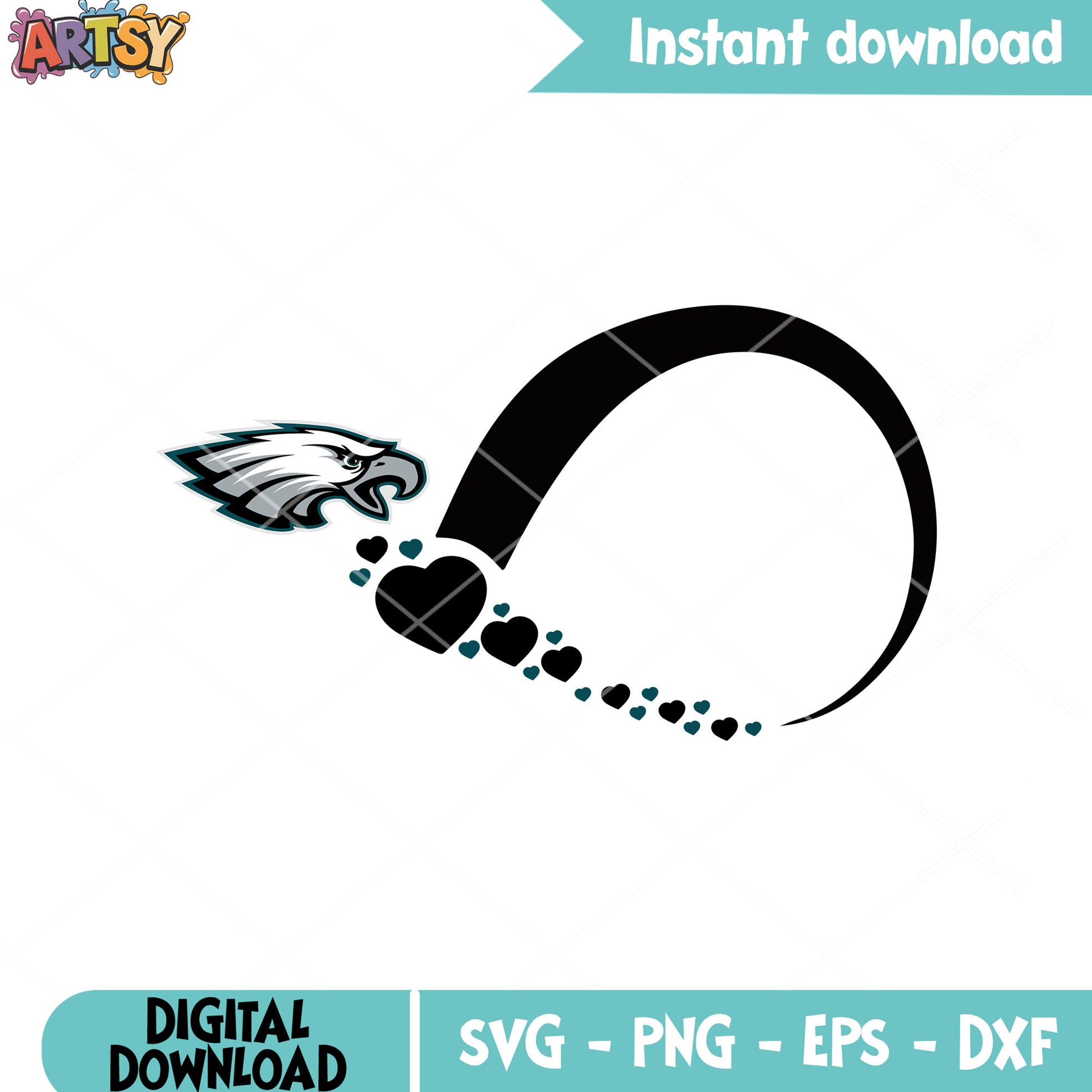 Philadelphia falcon football teams svg, eagles svg, nfc football svg