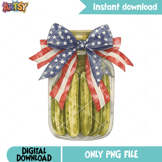 Pickles 4th of july png, usa flag png, fourth of july png
