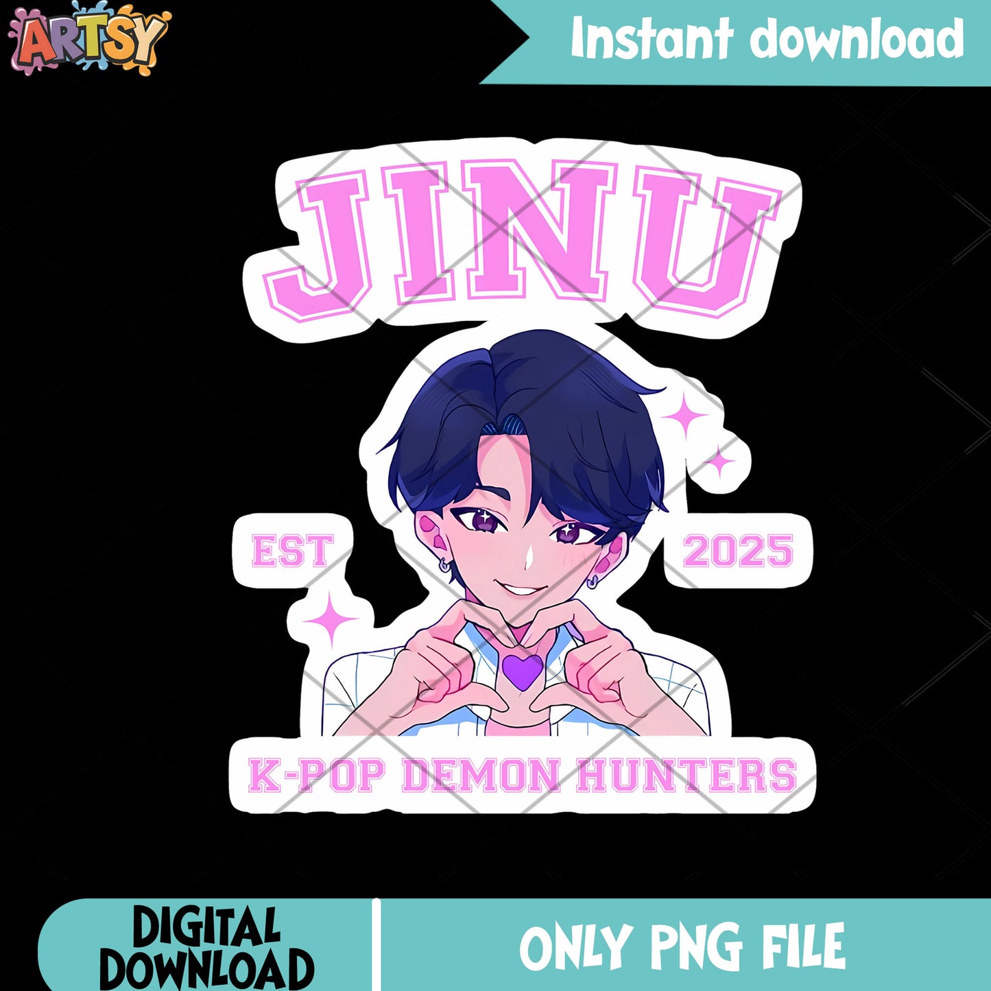 Picture est 2025 jinu png, jinu saja boys png, saja boys band png