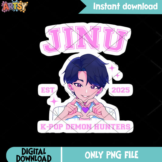 Picture est 2025 jinu png, jinu saja boys png, saja boys band png