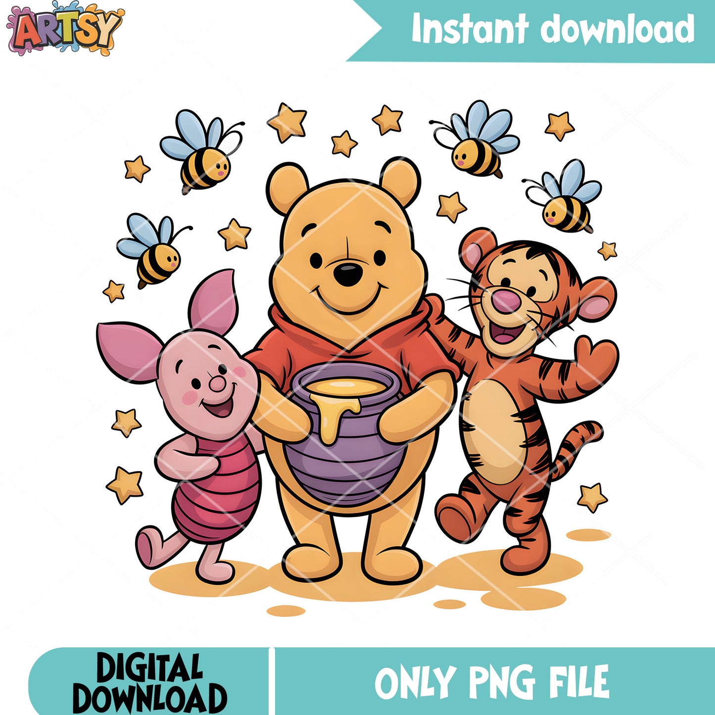 Piglet tiger pooh png, winnie the pooh piglet png, disney pooh png