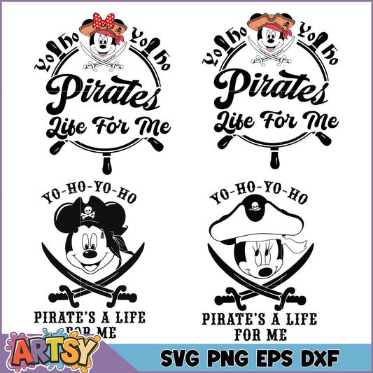 Pirate Themed SVG Bundle for Creative Projects Download
