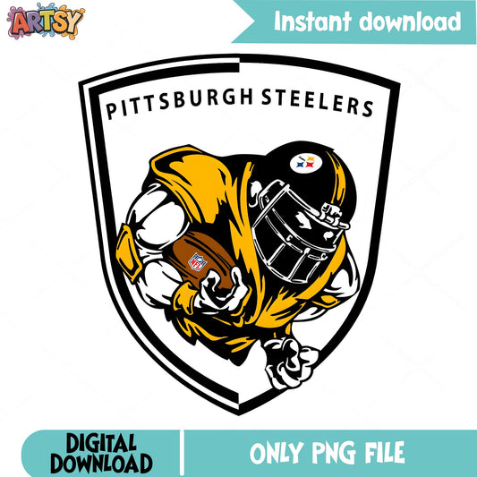 Pittsburgh Steelers PNG, NFL Football Team Logo, Steelers PNG