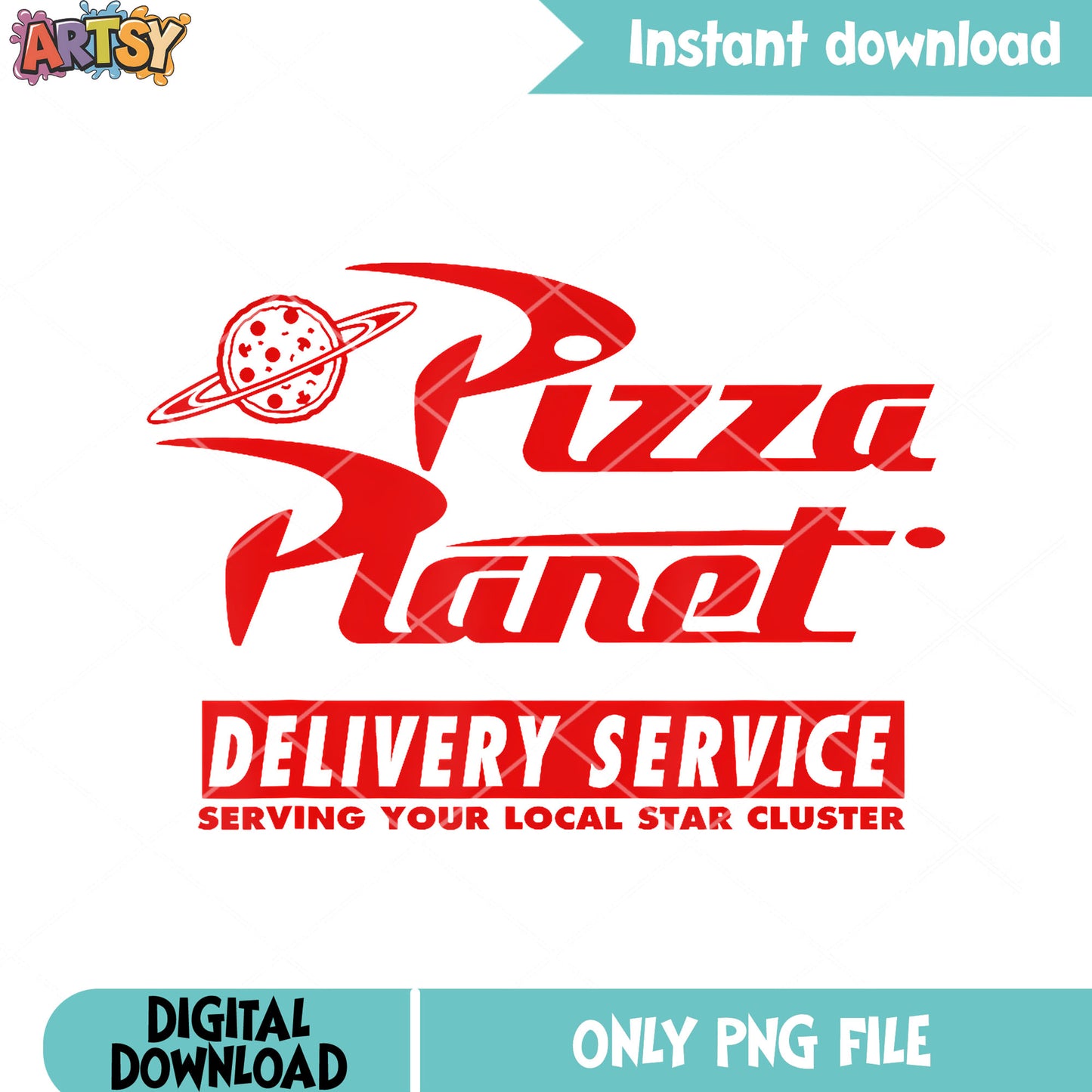 Pizza planet delivery service png, pizza pizzazz​ png, ​toy story png