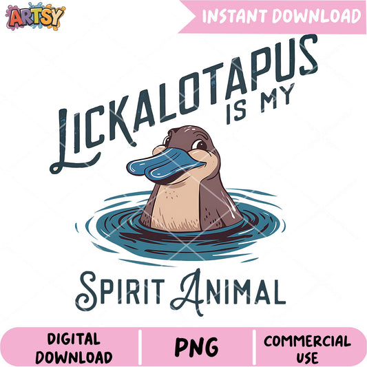 Platypus Spirit Animal PNG Download