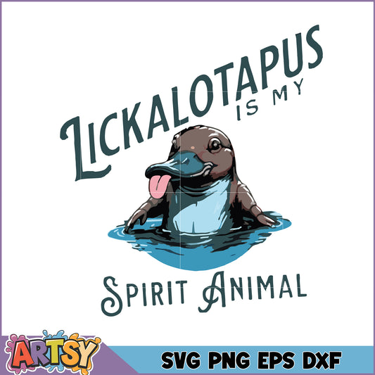 Platypus Spirit Animal SVG Cut File