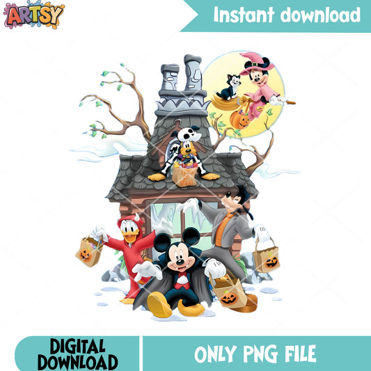 Pluto skeleton black cat png, satan donald​ png, disney character png