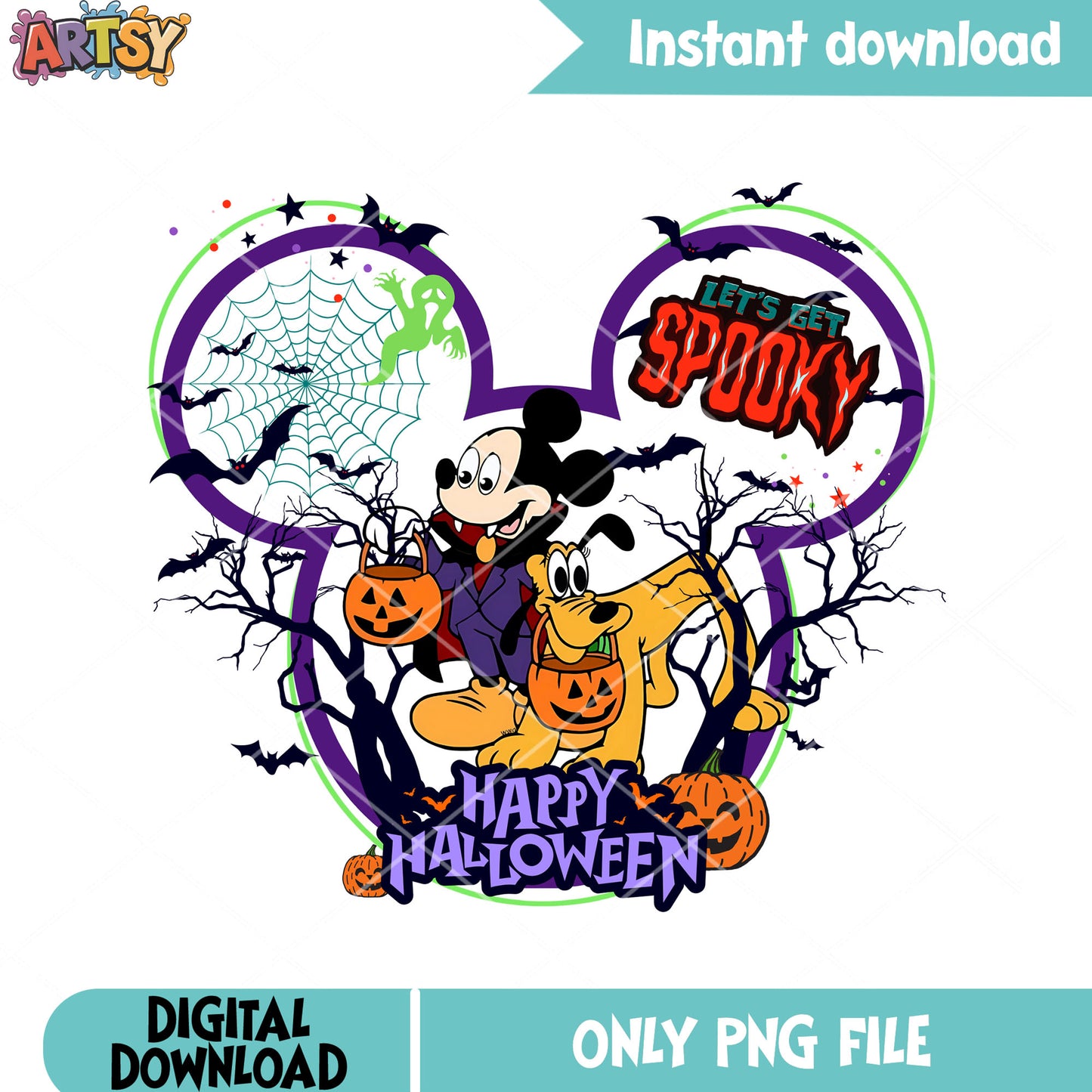 Pluto the dog png, vampire costume png, disney halloween png