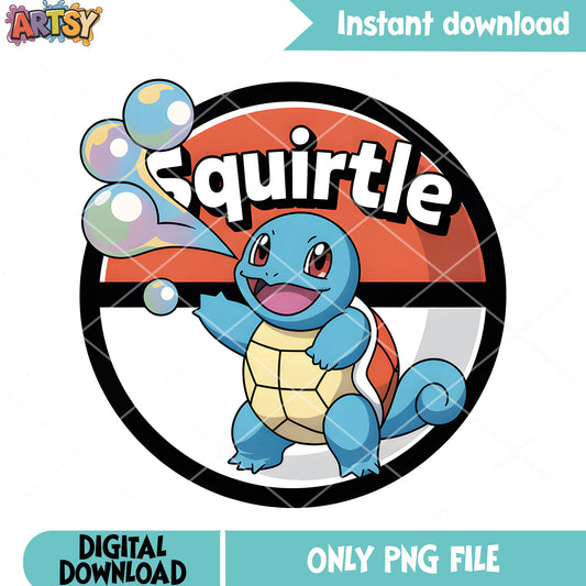 Pokeball Squirtle png, pokemon gifts png, pokemon squirtle png