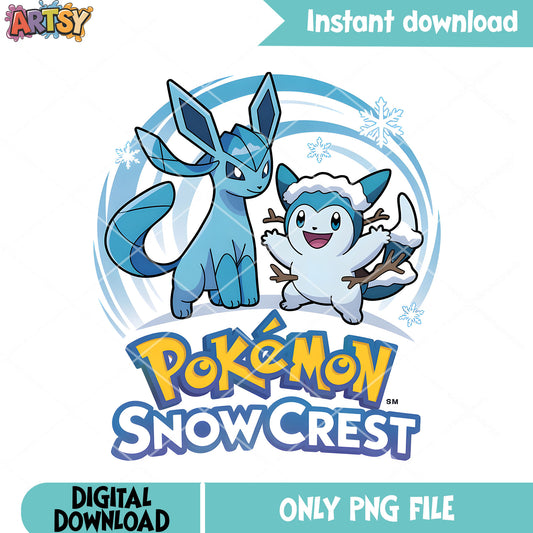 Pokemon snow crest png, pokemon Glaceon png, pokemon card png