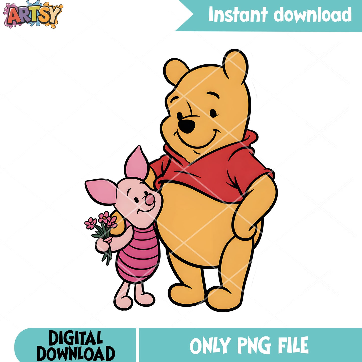 Pooh friends piglets png, pooh bear png, winnie the pooh piglet png