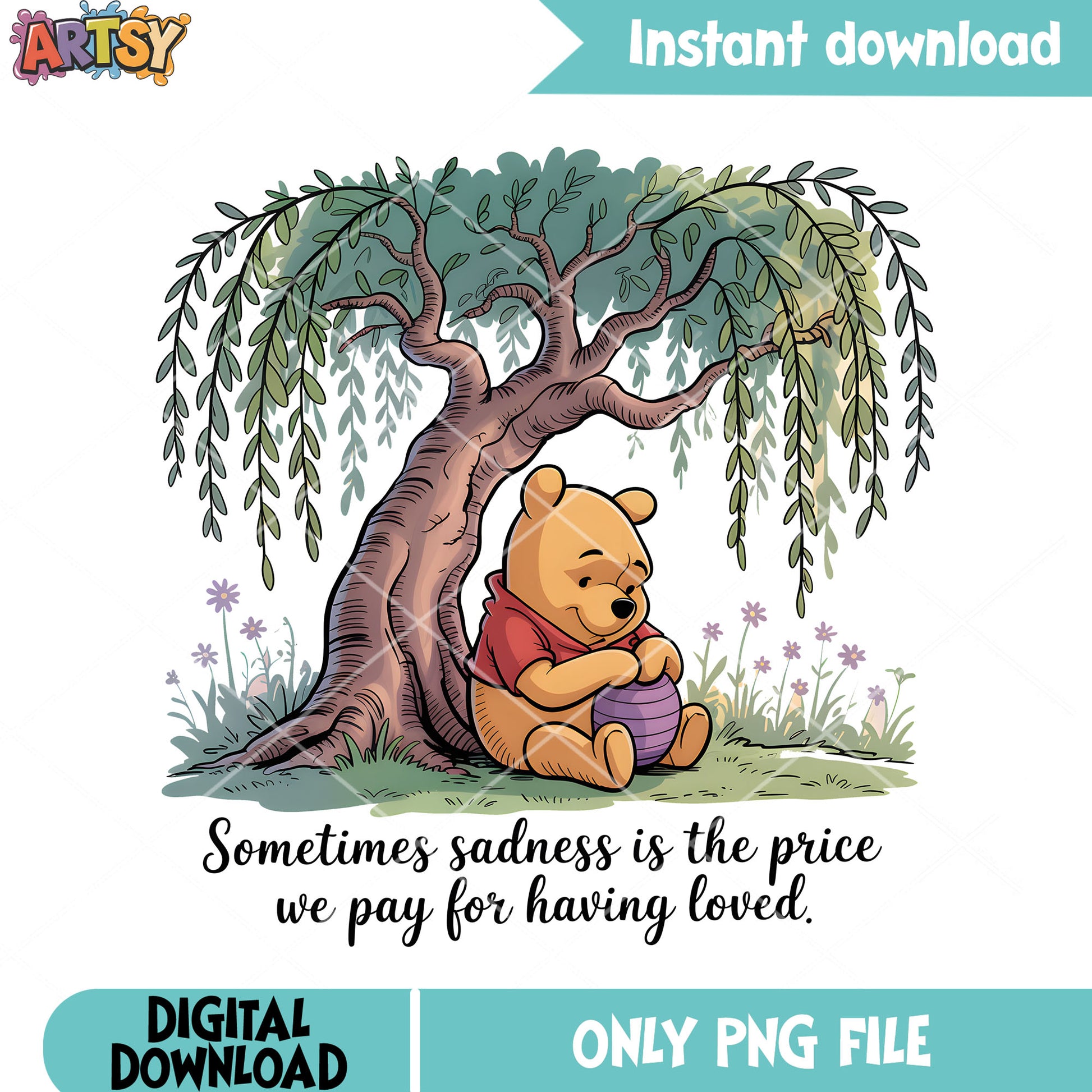 Pooh is not having loved png, poor bear png, winnie pooh bear png