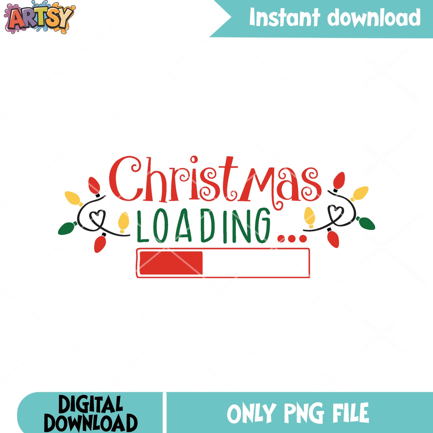 Poster card christmas loading png, christmas vibes png, merry xmas png