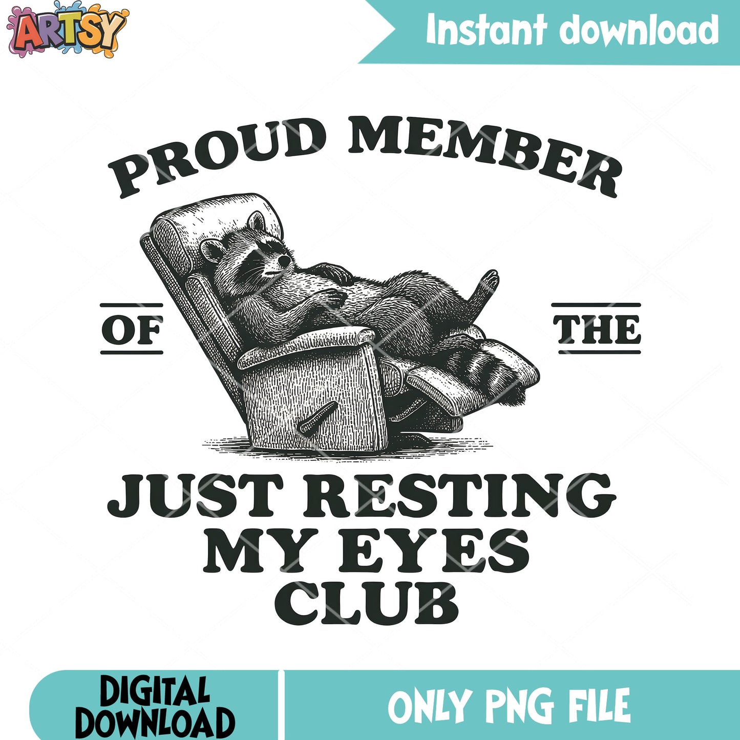 Proud member of the feral png, feral png, funny poster png