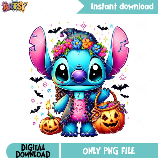 Pumpkin candle png, disney halloween png, scary bats png