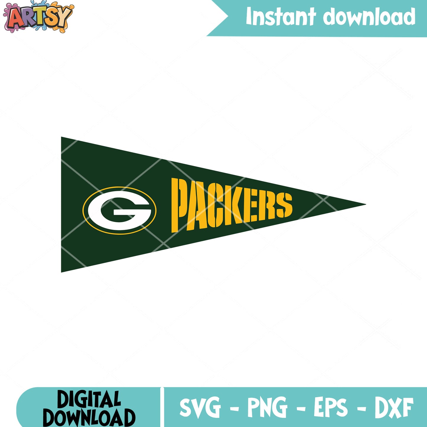 Pyramid football logo svg, green bay packers svg, packers svg
