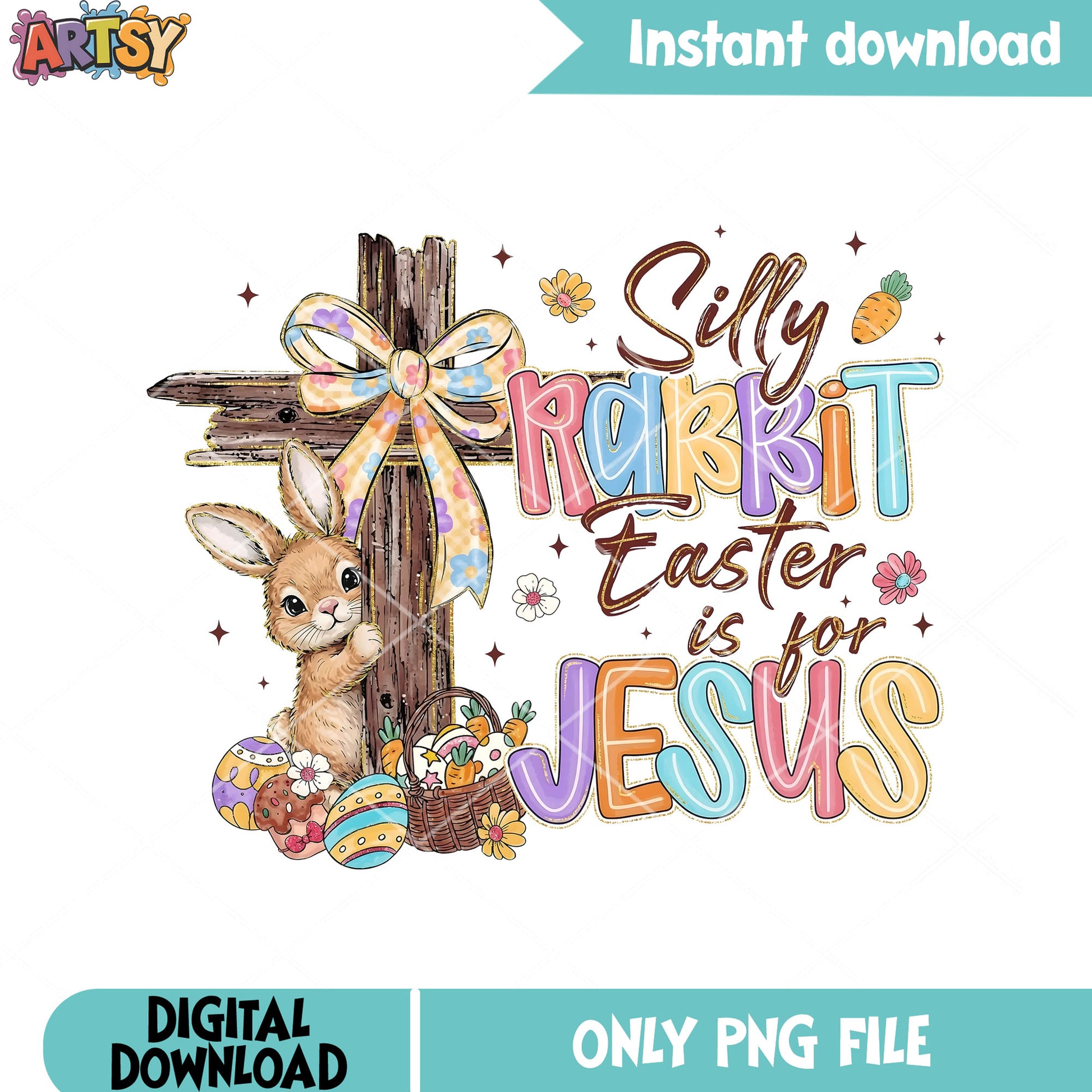 Rabbit taster is for jesus png, jesus quotes png, jesus easter png