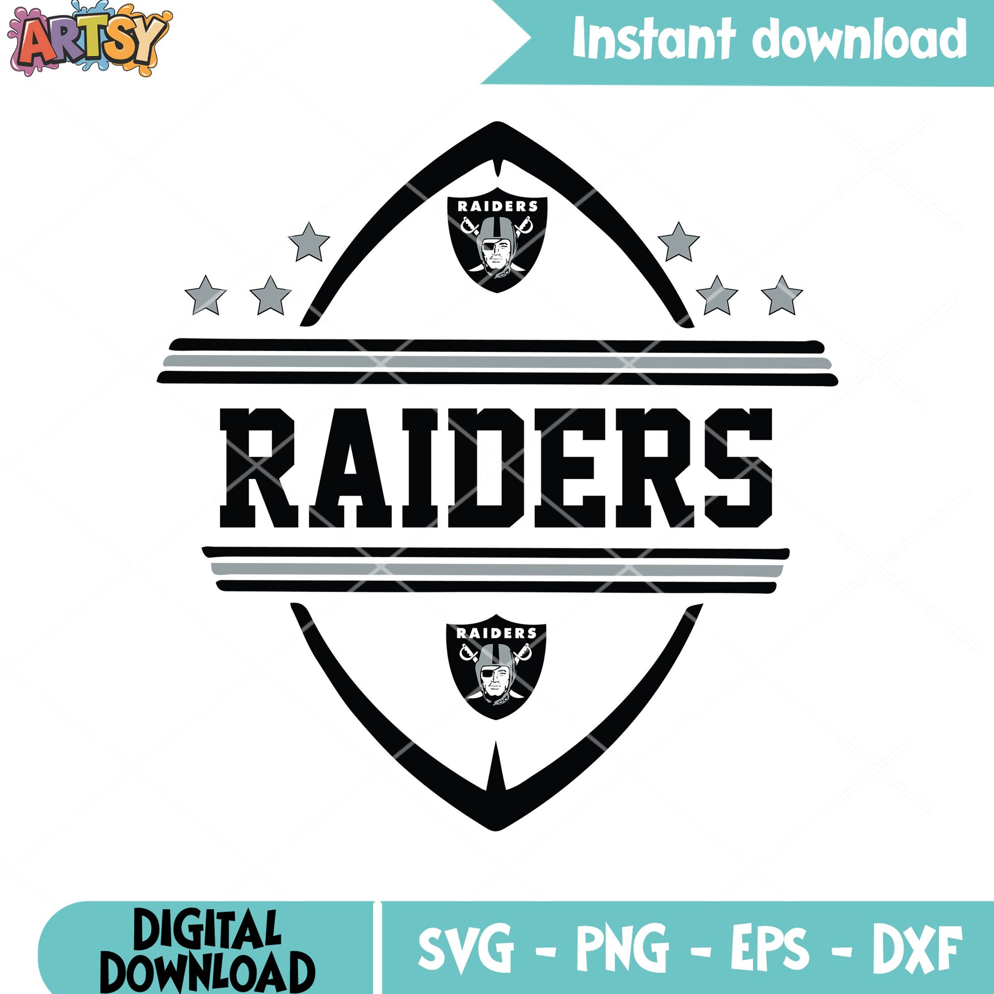 Raiders football team svg, national football leauge​ svg, raiders svg