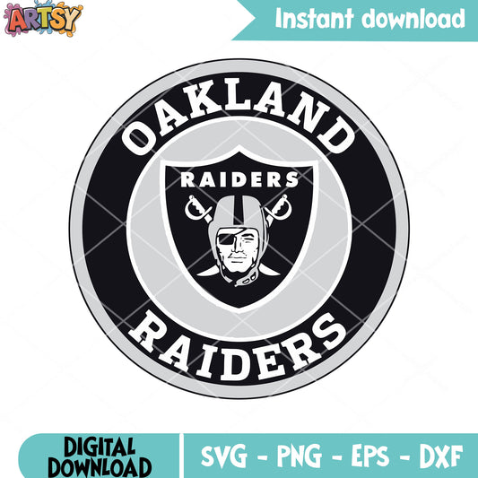 Raiders football team svg, oakland raiders svg, nfl logo svg