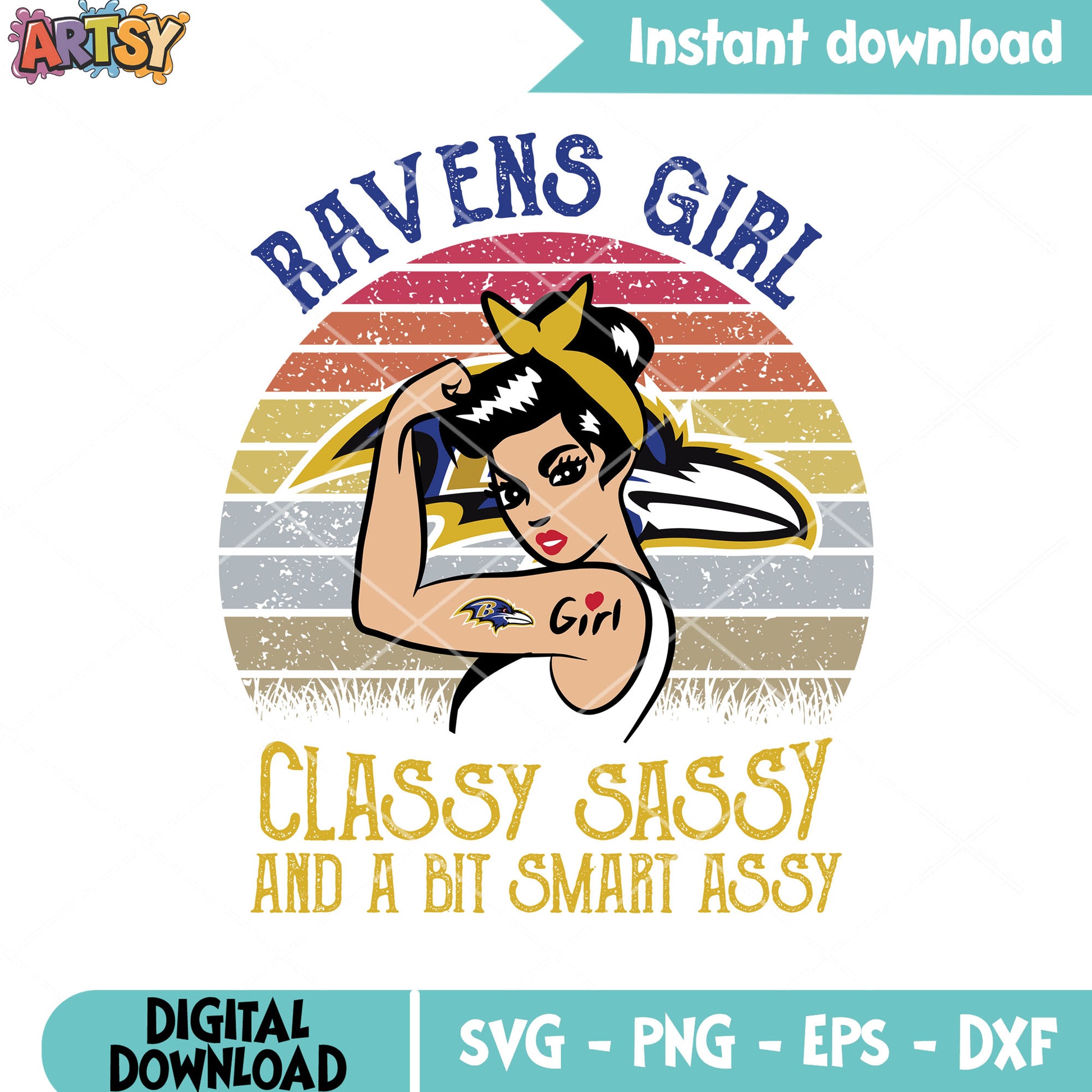 Ravens girl baltimore svg. baltimore ravens svg, nfl rumor svg