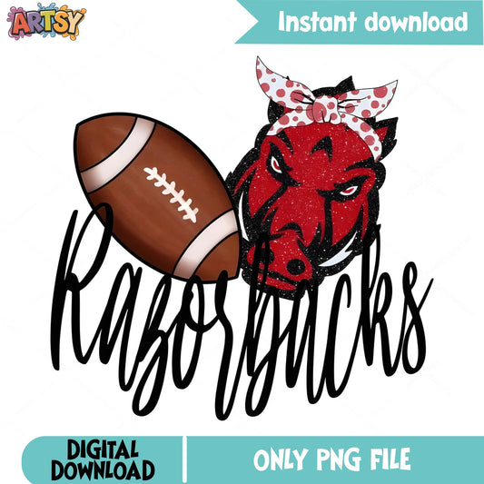 Razorbacks Football PNG, Arkansas Razorbacks PNG, Game Day PNG