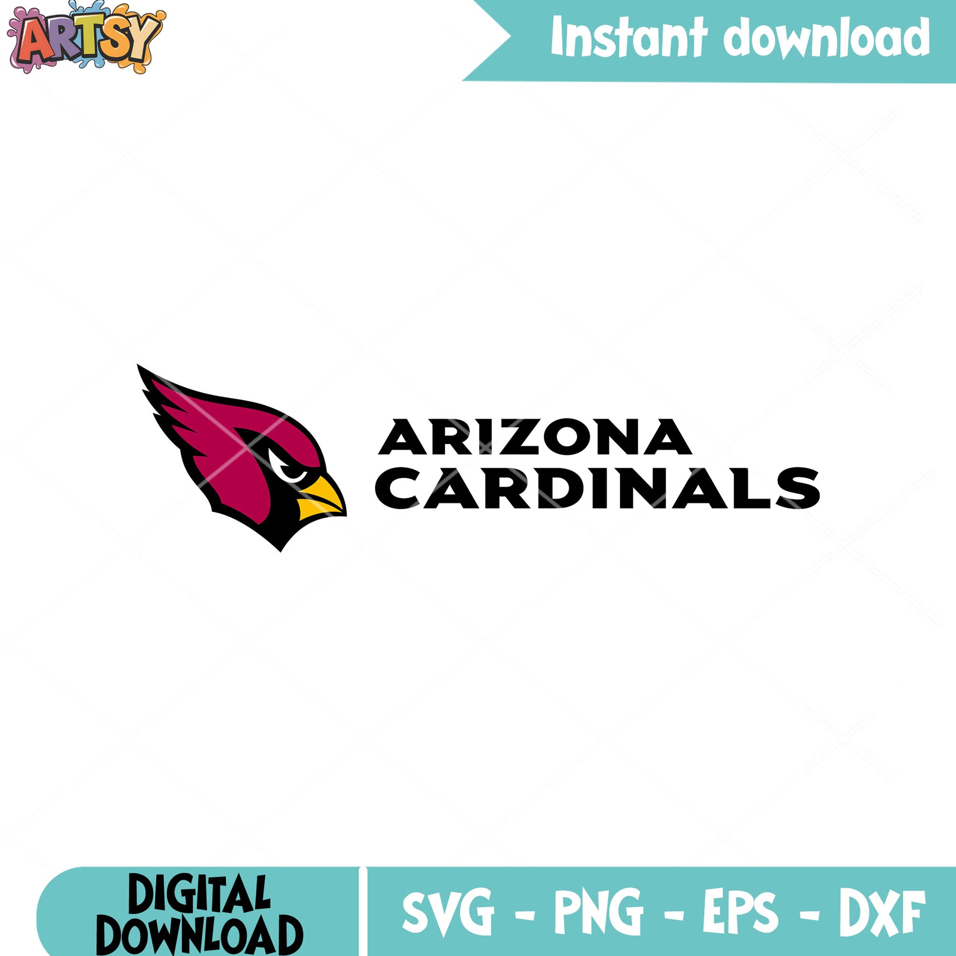 Red cardinals bird svg, arizona cardinals svg, arizona nfl team​ svg