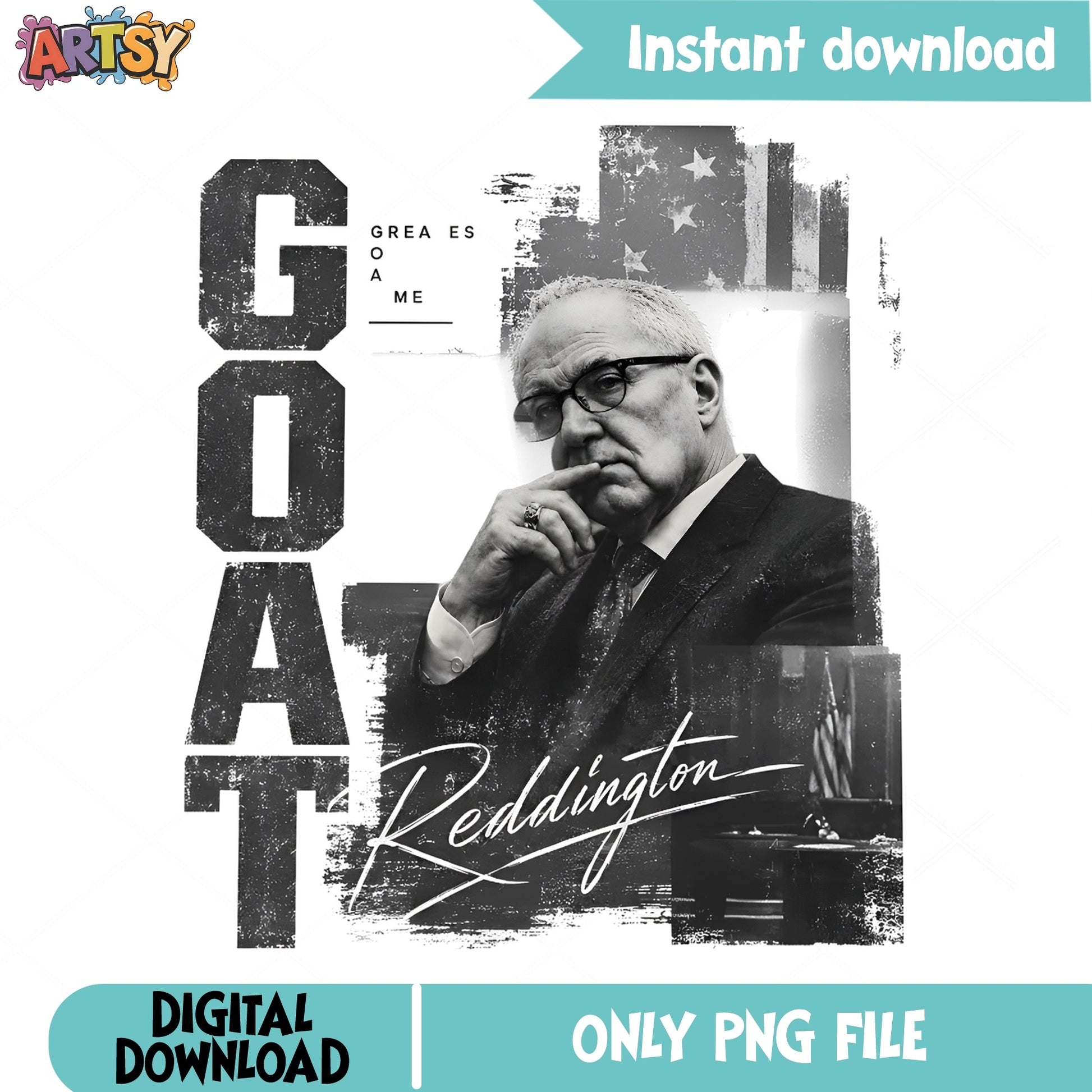 Reddington GOAT The Blacklist PNG, Raymond Reddington PNG, TV Show PNG