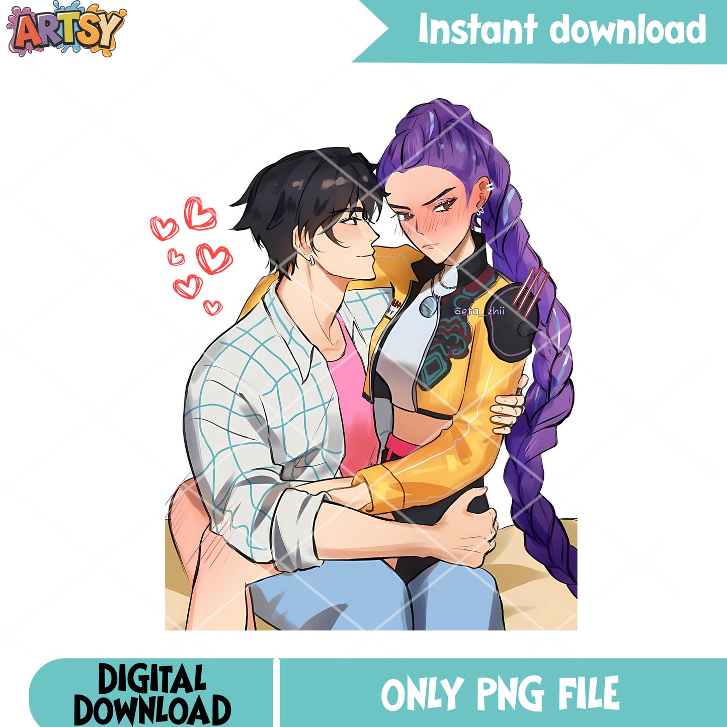 Red face shy rumi and jinu png, rụjinu png, saja boys png