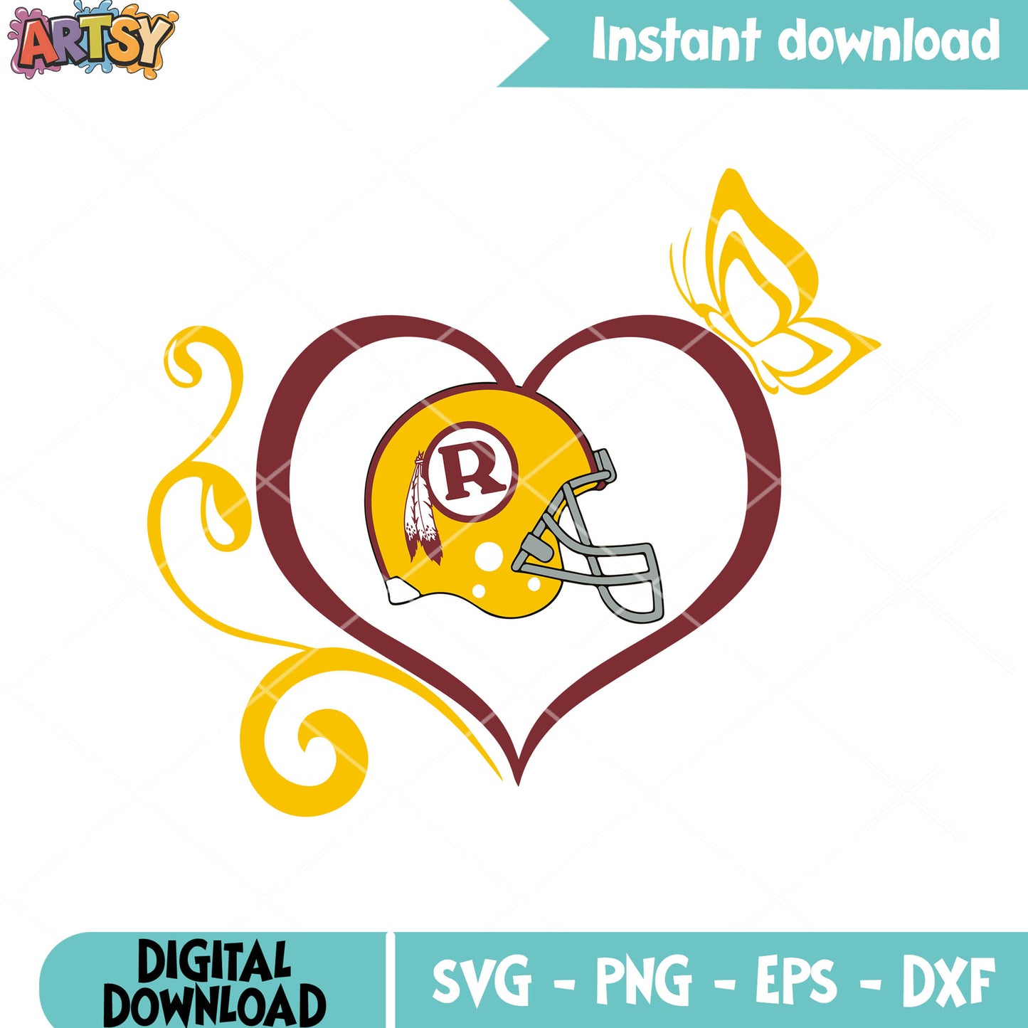 Redskins washington svg, nfl helmets svg, boston redskins svg