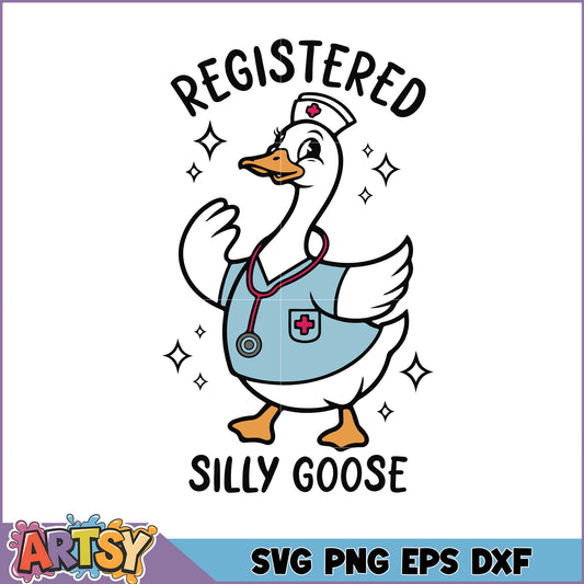 Registered Nurse Goose SVG Files