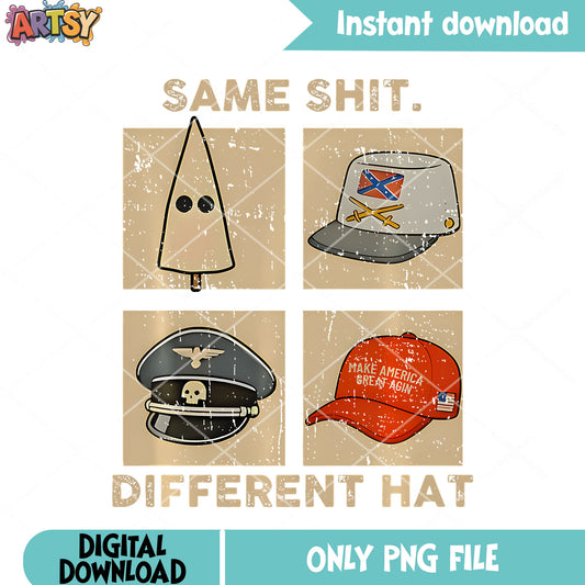 Retro Vintage Funny Premium png, vintage hats ​png, gifts for men png