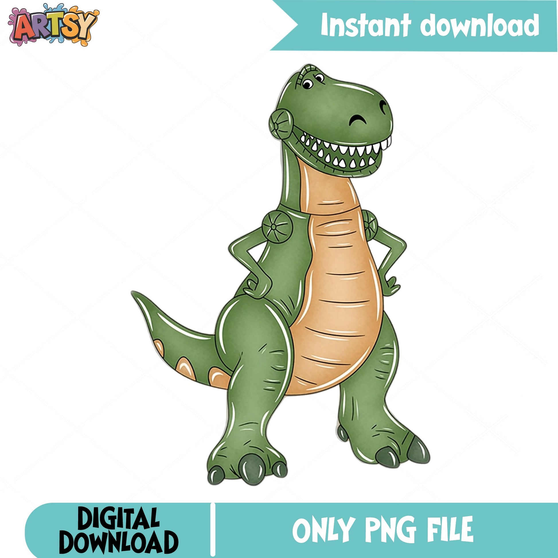 Rex Toy Story PNG, Disney Pixar Dinosaur PNG, Toy Story PNG