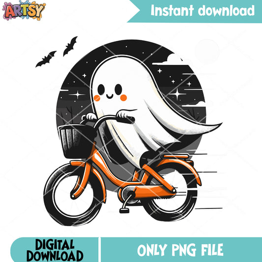 Ride like a wind starry night png, scary bats png, halloween night png