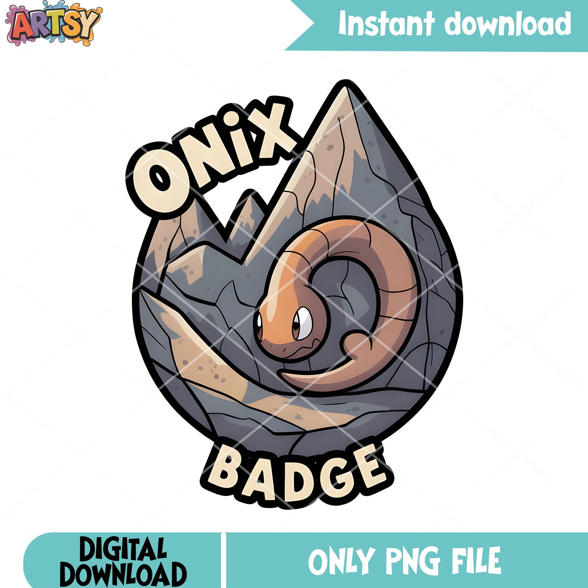 Rock earthworm poster png, pokemon onix png, oriental light and magic png