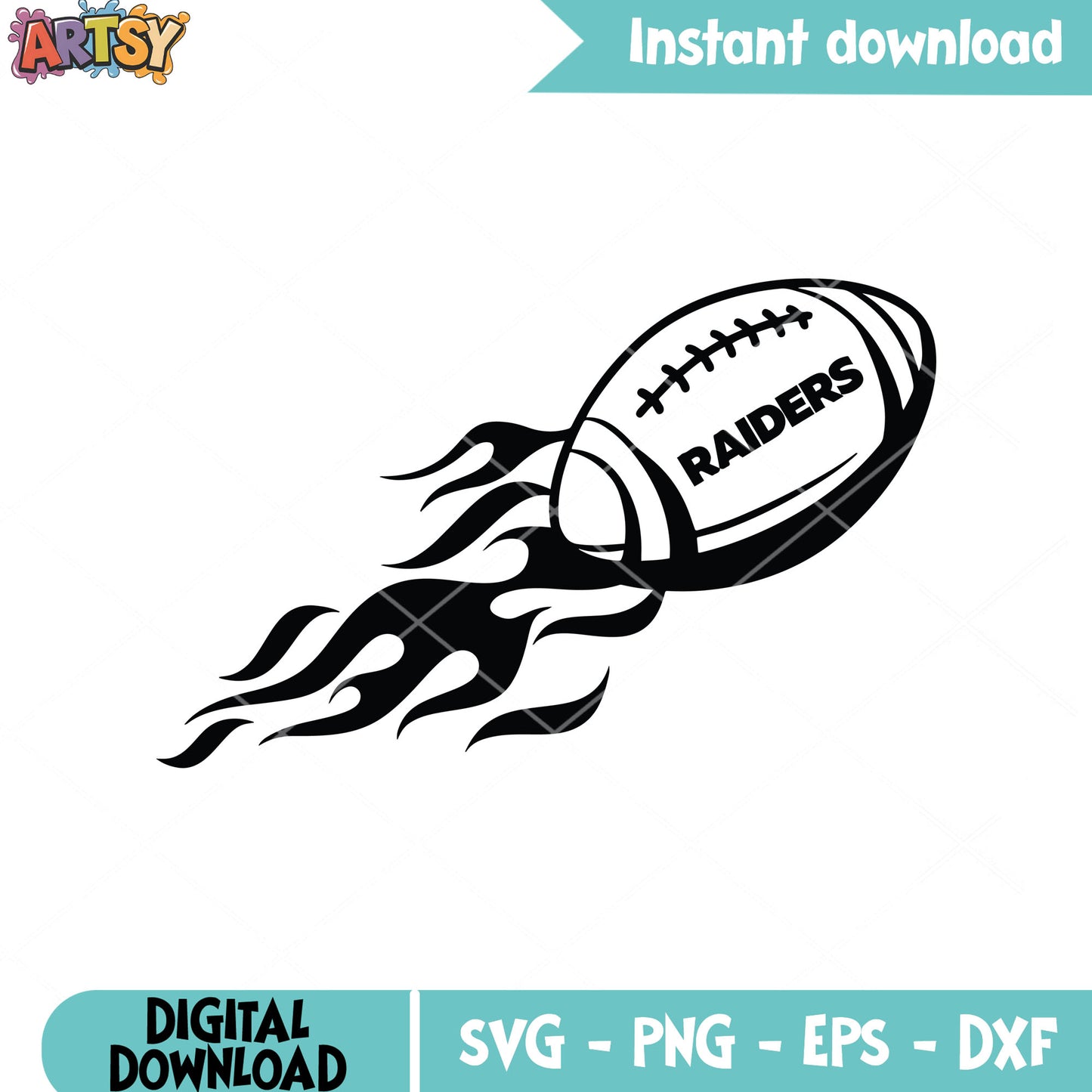 Rocket raider pigskin nfl svg, nfl ball svg, las vegas raiders svg