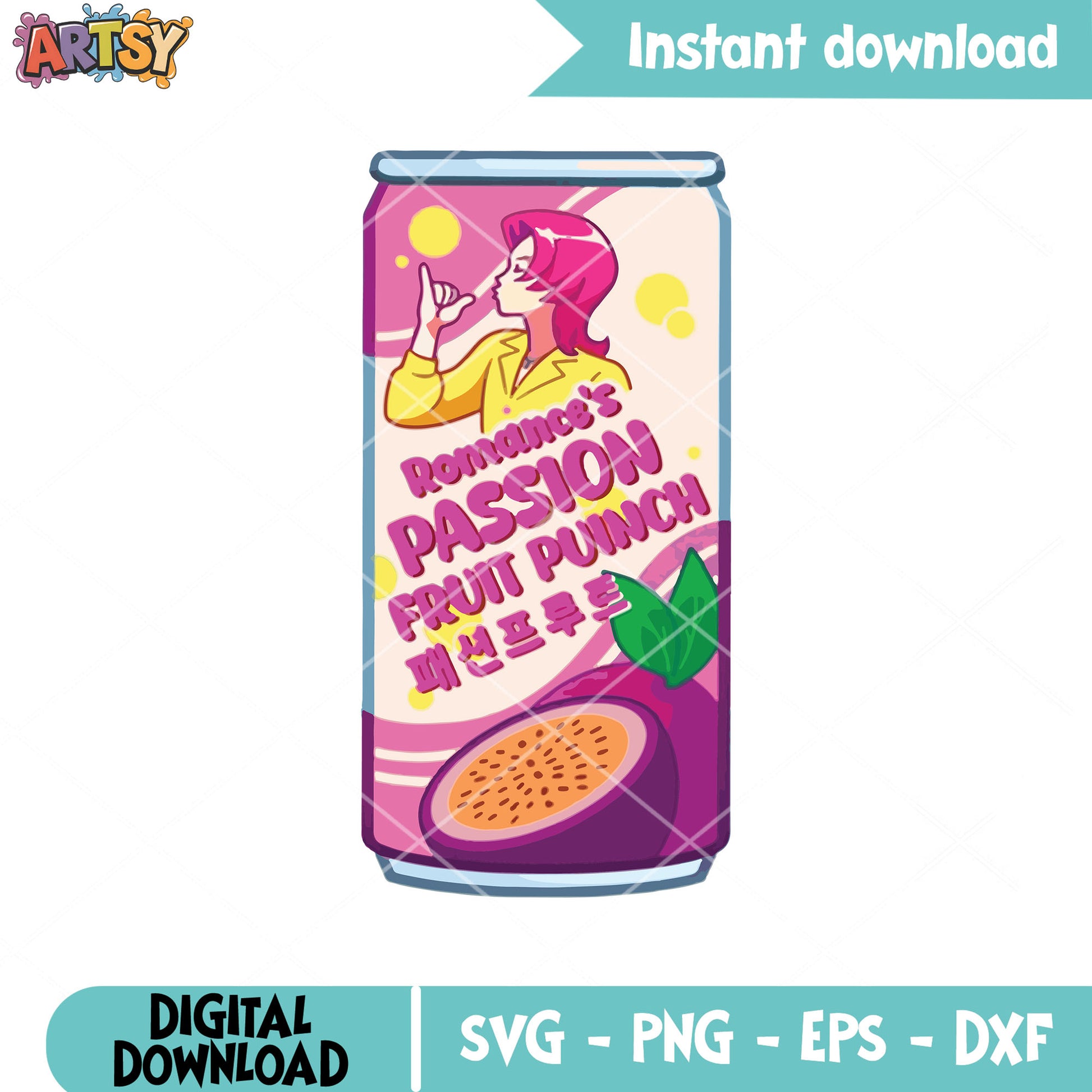 Romance fruit punch soda svg, romance soda pop svg, saja boys svg