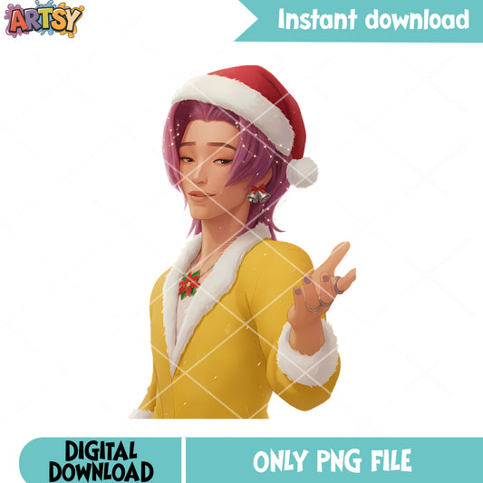 Romance noel png, kpop demon hunters png, saja boys png