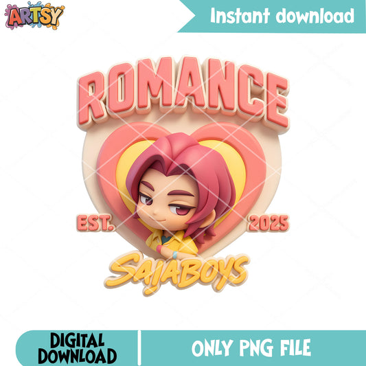 Romance saja boy est 2025 png, romance saja png, saja boys png