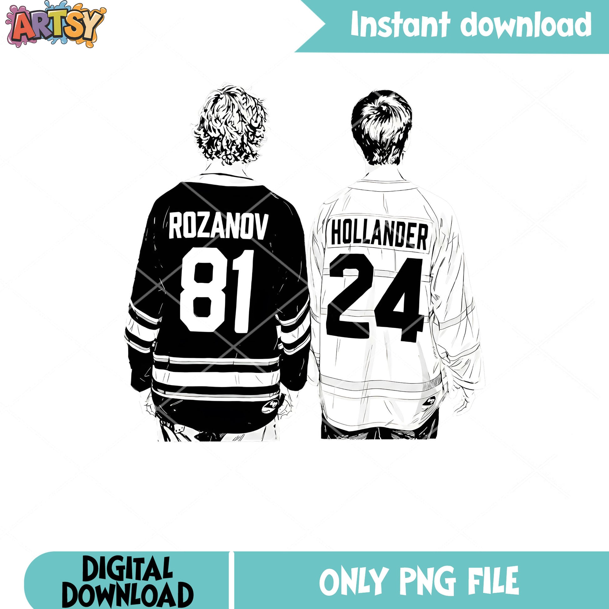 Rozanov hollander couple hockey png, heated rivalry png, gay hockey png