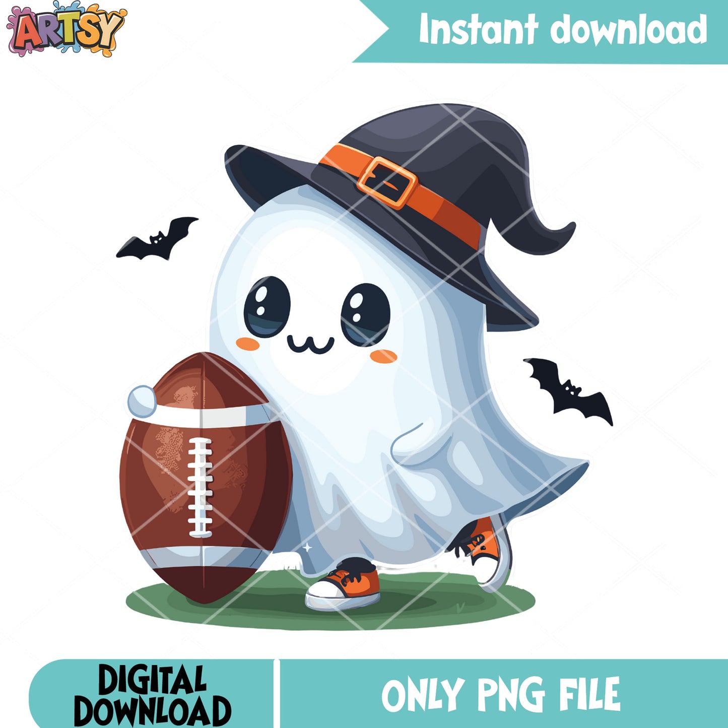 Rugby scary bats blanket png, ghost costume png, scary night png
